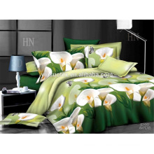 100% polyster printed scenery 3D bedding set